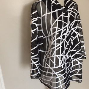 Travelers size 3 black with white stripes jacket